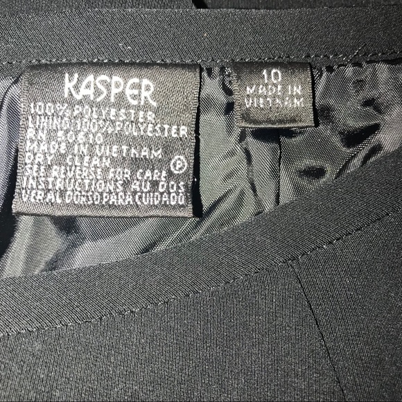 Kasper Essential Wardrobe Black Skirt, Size 10 - Picture 8 of 11